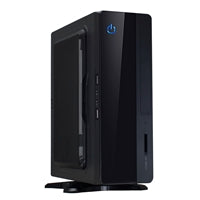 CIT MTX-007B Mini ITX Case 180W PSU Black Interior VESA Mountable