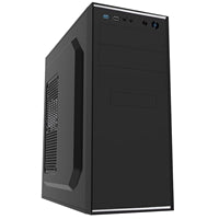 CiT Jet Stream Mid Tower 1 x USB 3.0 / 1 x USB 2.0 Black &amp; Silver Case