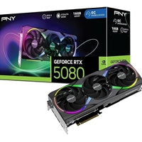 PNY NVIDIA GEFORCE RTX 5080 ARGB EPIC-X RGB OC 16GB, GDDR7 Graphics Card