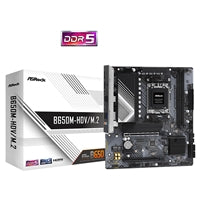 ASRock B650M-HDV/M.2 AMD AM5 Socket Motherboard, ATX, DDR5