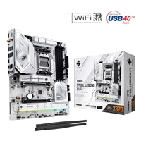 ASRock X870 STEEL LEGEND WIFI AMD AM5 Socket Motherboard, ATX, DDR5