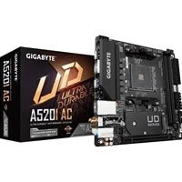 Gigabyte A520I AC Ultra Durable AMD AM4 Socket Motherboard, Mini-ITX, DDR4