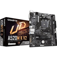 Gigabyte A520M K V2 Ultra Durable AMD AM4 Socket Motherboard, ATX, DDR4