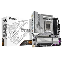 Gigabyte B650M AORUS ELITE AX ICE AMD AM5 Socket Motherboard, ATX, DDR5