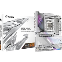 Gigabyte X870E AORUS MASTER X3D ICE AMD AM5 Socket Motherboard, ATX, DDR5